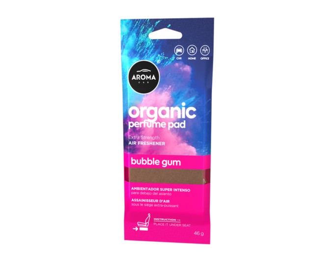 Ароматизатор Aroma Car Organic Perfume Pad 46г - Bubble Gum сухой, цена: 149 грн.