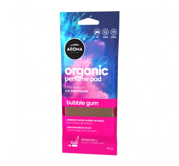 Ароматизатор Aroma Car Organic Perfume Pad 46г - Bubble Gum сухой, цена: 149 грн.