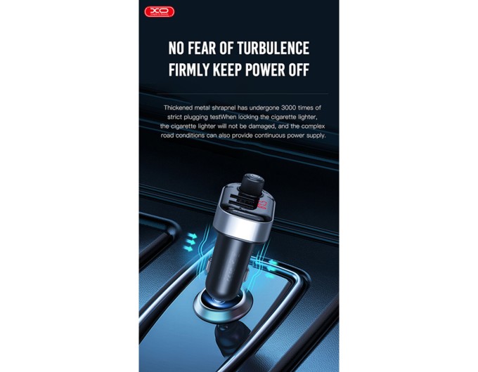 FM-трансмиттер XO BCC10 Smart Bluetooth+MP3 черный, цена: 279 грн.