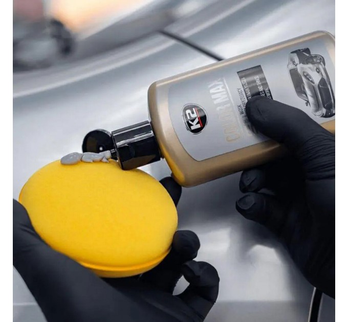 Поліроль для кузова K2 Color Max восковий срібний 250мл, ціна: 106 грн.