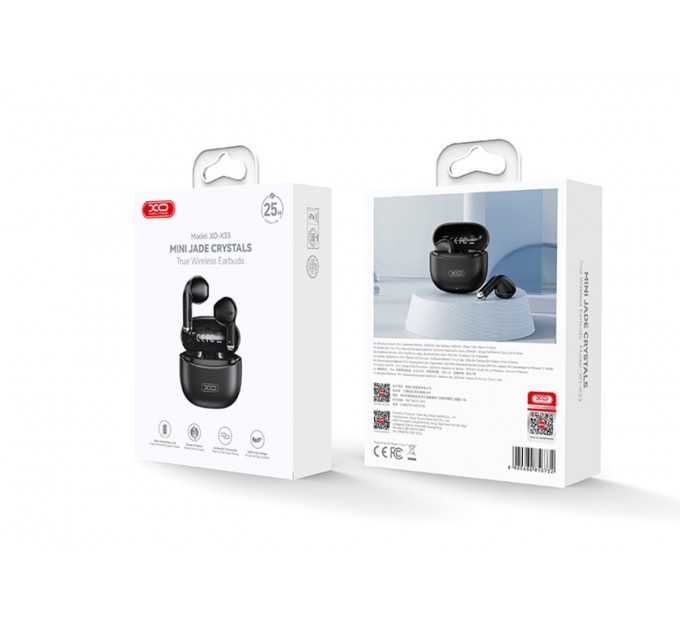Беспроводные наушники XO TWS X33 Yu Jing черные, цена: 379 грн.