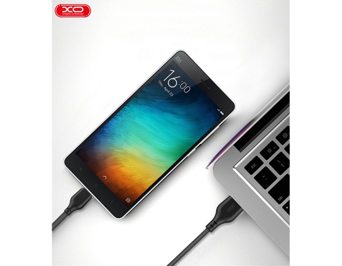 Кабель XO USB to Micro USB 2,1А 1м чорний, ціна: 79 грн.