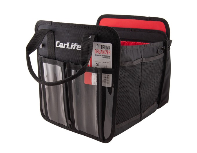 Сумка органайзер CarLife (трансформер) S 52х26х28см Тк. PVC 1680 D черная, цена: 1 226 грн.