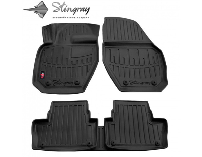 Volvo XC60 (2008-2017) комплект 3D ковриков с 5 штук (Stingray), цена: 1 870 грн.