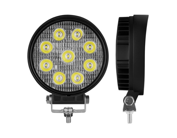 Фара светодиодная Brevia Epistar Spot 10-30V, 27W (9x3W), 1980Lm, 1шт, цена: 430 грн.