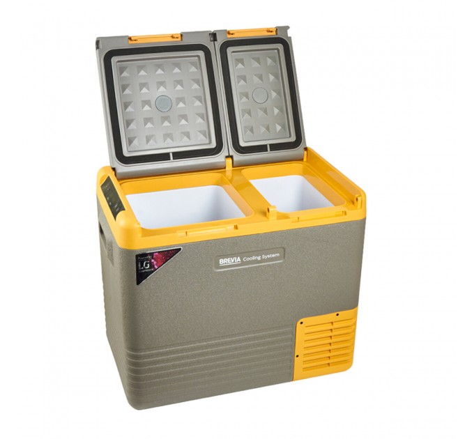 Холодильник автомобильный Brevia 40л (компрессор LG) двухкамерный 22565, цена: 15 999 грн.