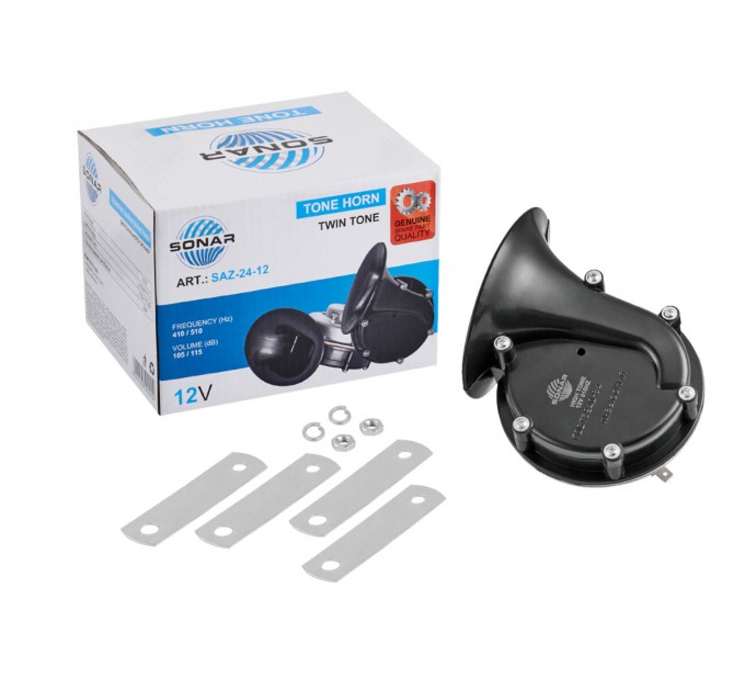 Сигнал автомобильный Сонар двухтональный 12В (410Hz, 510Hz) 2шт, цена: 468 грн.