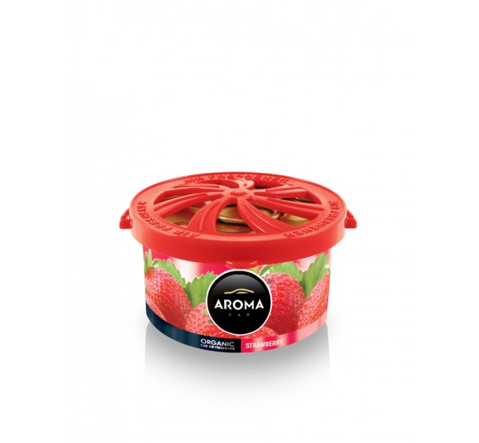 Ароматизатор Aroma Car Organic Green Tea Strawberry гелевий 40g, ціна: 170 грн.