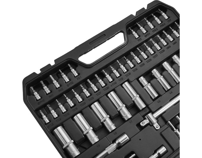 Профессиональный набор инструментов в кейсе Winso Pro 1/2", 1/4", 3/8" 72T, CR-V, 150ед., цена: 5 140 грн.