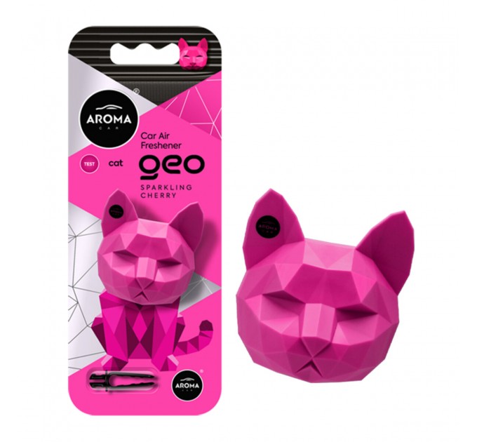 Ароматизатор Aroma Car Geo Cat - Magenta Sparkling Cherry сухой, цена: 151 грн.