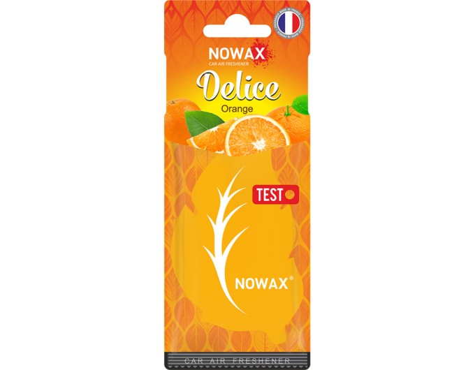Ароматизатор повітря целюлозний Nowax серія Delice - Orange, ціна: 31 грн.