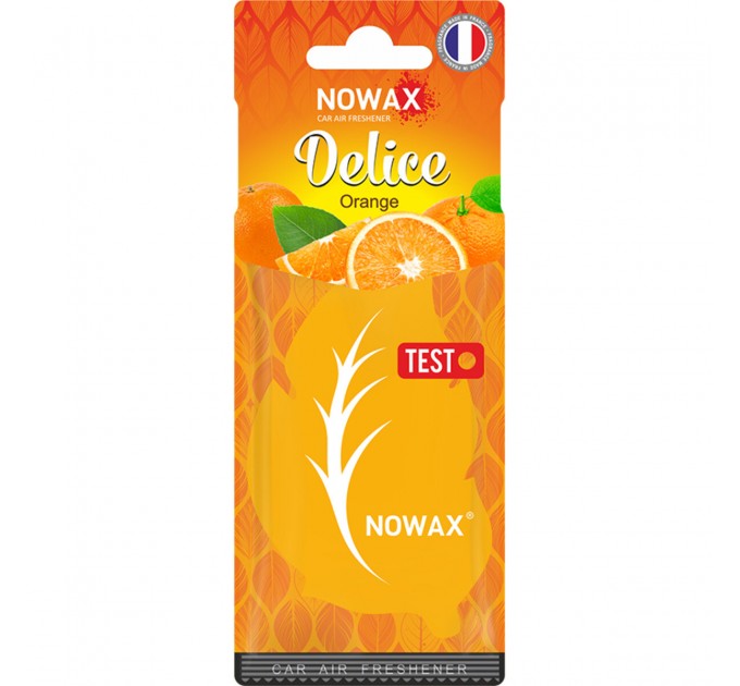 Ароматизатор повітря целюлозний Nowax серія Delice - Orange, ціна: 30 грн.