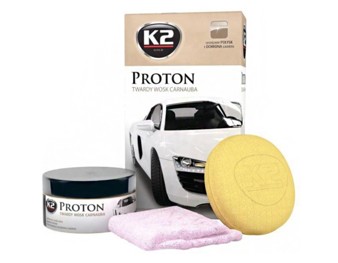 Поліроль для кузова Proton восковий 200г з губкою та ганчіркою, ціна: 558 грн.