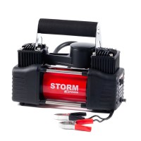 Компресор двоциліндровий автомобільний Storm Bi-Power10 Атм 85 л/хв 360 Вт