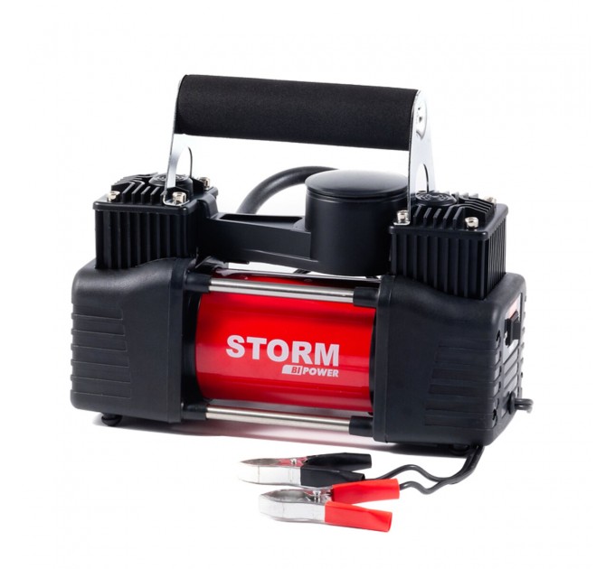 Компрессор автомобильный Storm Bi-Power 10Атм 85л/мин 360Вт двухцилиндровый, цена: 1 929 грн.