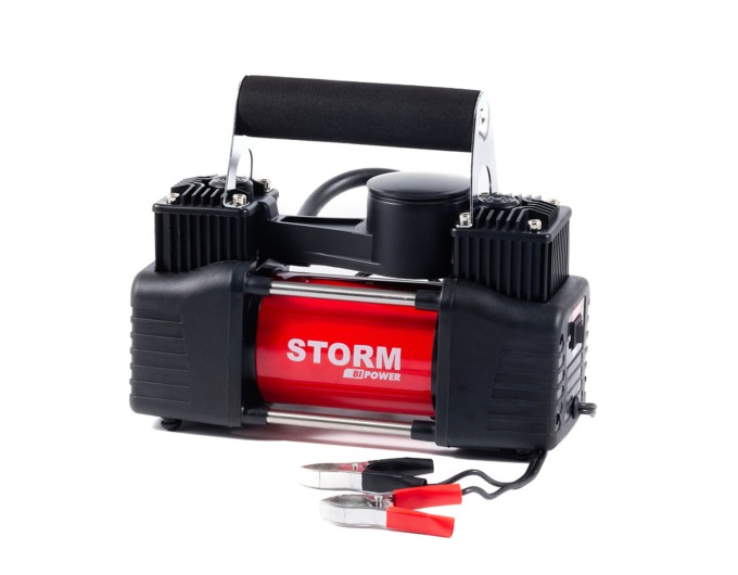 Компресор автомобільний Storm Bi-Power 10Атм 85л/хв 360Вт двоциліндровий, ціна: 1 913 грн.