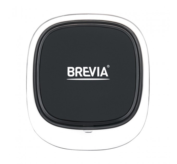 Держатель телефона автомобильный Brevia AirClip СrystalMag на дефлектор, 4 магнита, черный, цена: 239 грн.