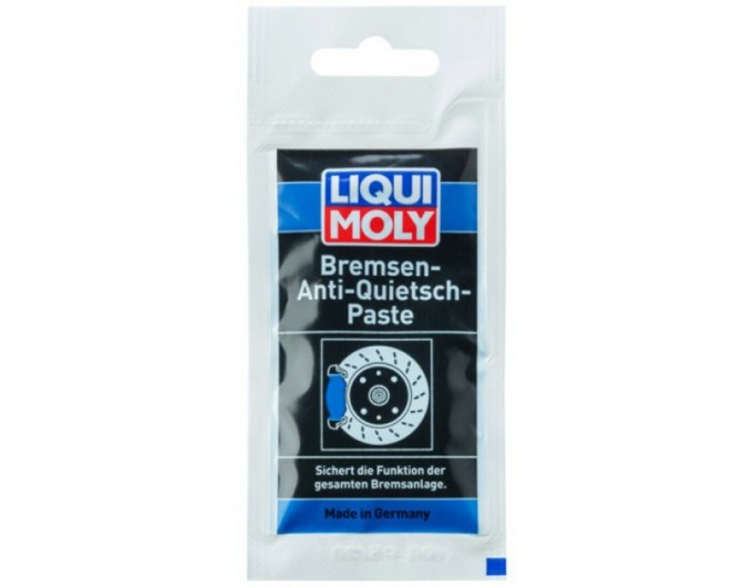 Паста для гальмівної системи Liqui Moly Bremsen-Anti-Quietsch-Paste синя 10мл, ціна: 95 грн.