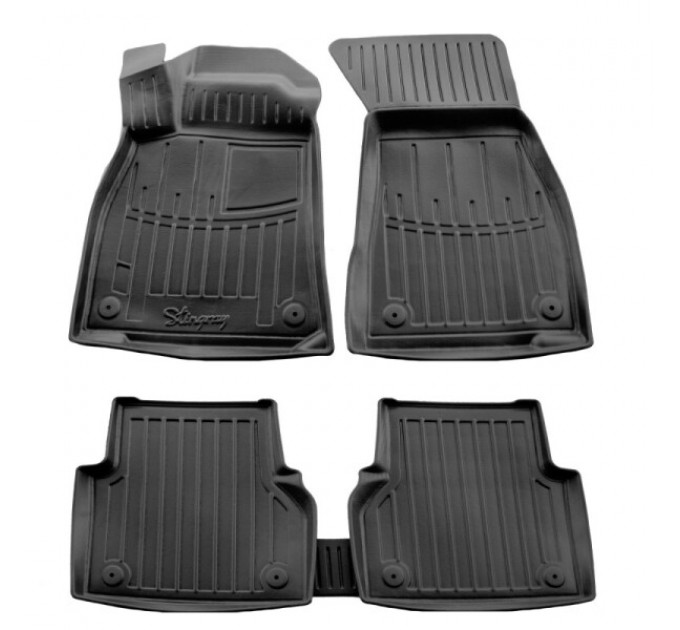 Audi A6 (C8) (2018-...) комплект 3D килимків з 5 штук (Stingray), ціна: 1 870 грн.