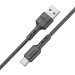 Кабель Brevia USB to Type-C 2,4A 2м, черный ZIP, цена: 101 грн.