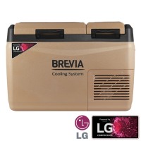Холодильник автомобильный Brevia 31л (компрессор LG) двухкамерный 23335
