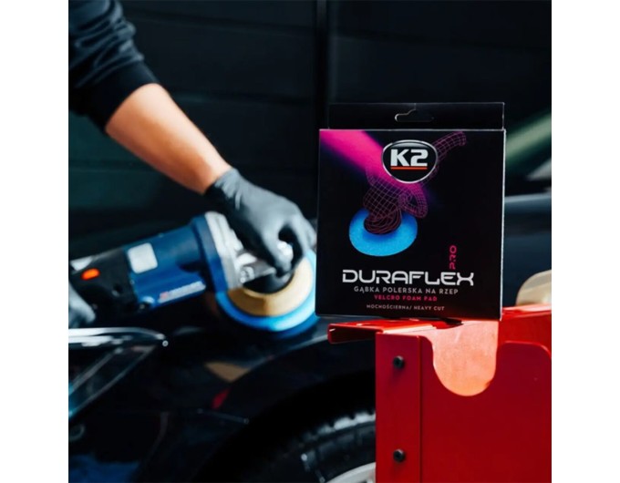 Губка для полировки K2 Duraflex жесткая голубая 150*25мм на липучке, цена: 333 грн.