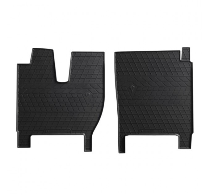 Iveco S-WAY (cabin AS) (2025-...) комплект гумових килимків з 2 штук (Stingray), ціна: 1 943 грн.