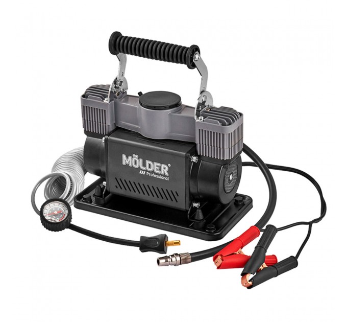 Компрессор автомобильный Molder Turbo Air 12В 10Атм 90л/мин с зажимами АКБ, цена: 3 278 грн.