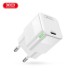 Сетевое зарядное устройство XO CE06 PD 30W GaN + Lightning кабель белый, цена: 429 грн.