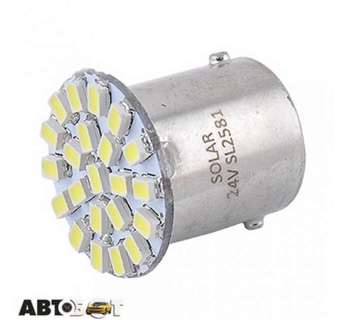 LED лампа SOLAR G18.5 BA15s 24V 22SMD 3020 white SL2581 (2 шт.), цена: 68 грн.