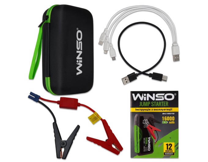Пусковий пристрій Winso Jump Starter 300/600A 16000mAh, ціна: 2 564 грн.