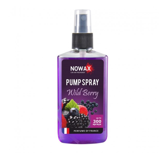 Ароматизатор Nowax Pump Spray Wild Berry, 75ml у вигляді спрею, ціна: 103 грн.