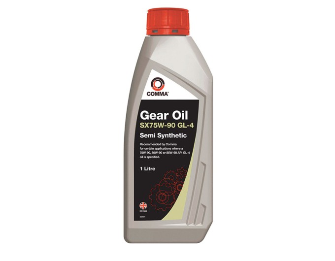 Трансмісійне масло Comma Gear Oil SX 75W-90 GL4 1л, ціна: 569 грн.