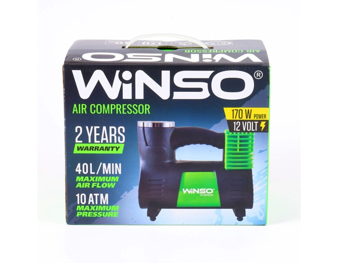 Компресор автомобільний Winso 10Атм 40л/хв 170Вт, ціна: 1 166 грн.