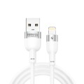 Кабель Brevia USB to Lightning 2,4A 1,2м, білий ZIP, ціна: 139 грн.