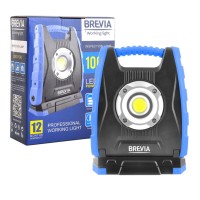 Лампа інспекційна Brevia LED 10W COB 1000lm 4400mAh Power Bank, type-C
