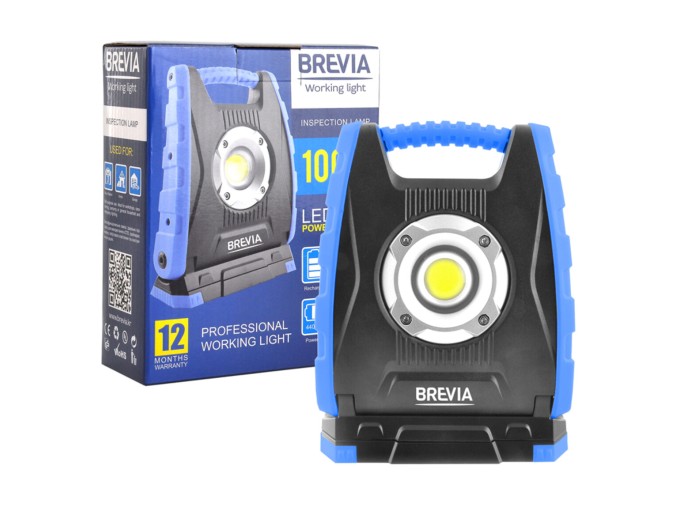 Лампа инспекционная Brevia LED 10W COB 1000lm 4400mAh Power Bank, type-C, цена: 1 518 грн.