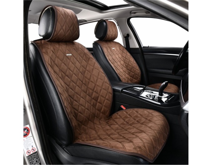 Преміум накидки для передніх сидінь CarLife Nitro, coffee 2шт, ціна: 2 331 грн.