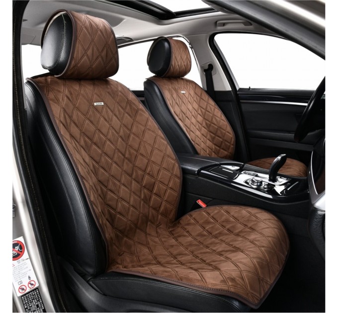 Преміум накидки для передніх сидінь CarLife Nitro, coffee 2шт, ціна: 2 331 грн.