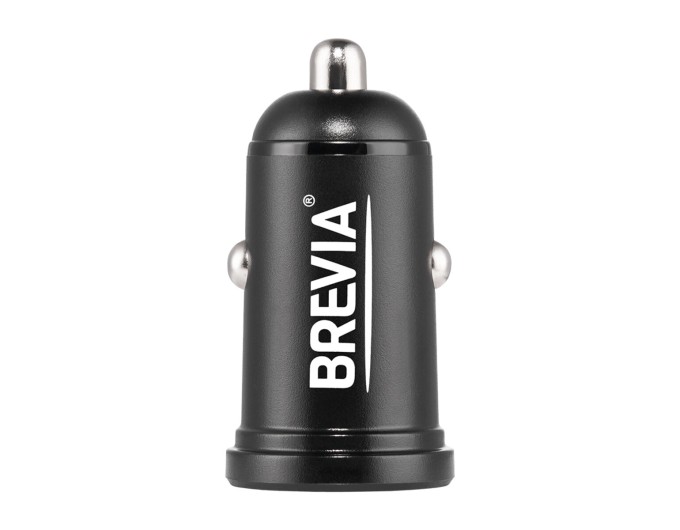Автомобильное зарядное устройство Brevia ePower DualCharge 48W 1xUSB-C+1xUSB-A, черный, цена: 275 грн.