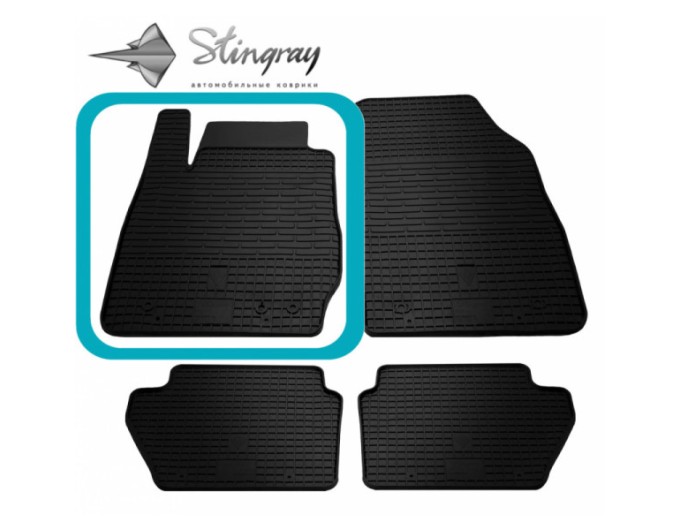 Ford Fiesta (2008-2017) коврик передний левый (Stingray), цена: 856 грн.