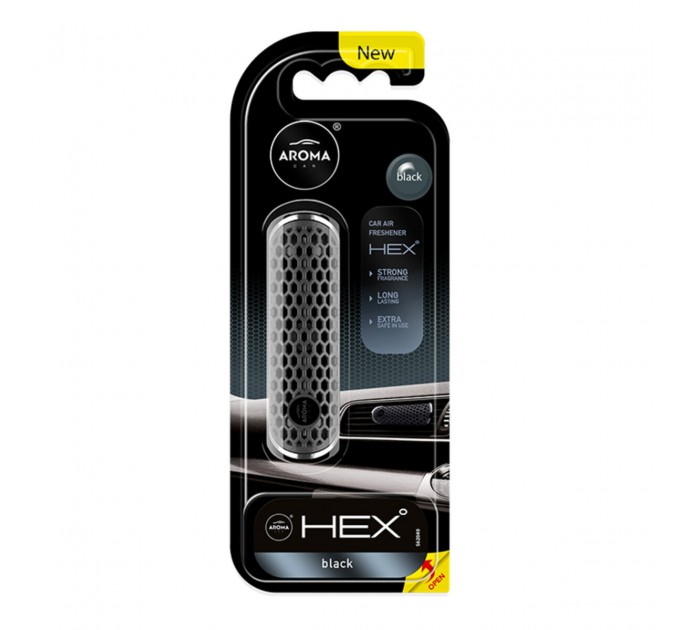 Ароматизатор на дефлектор Aroma Car Hex 13g - Black жидкий, цена: 164 грн.