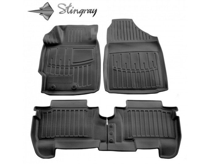 Toyota Yaris II (XP9) (2006-2011) комплект 3D ковриков с 4 штук (Stingray), цена: 1 870 грн.
