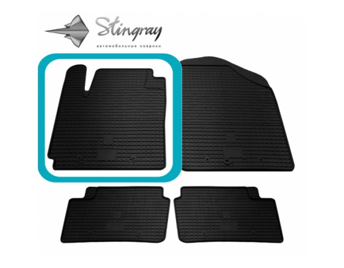 Kia Picanto II (TA) (2011-2016) коврик передний левый (Stingray), цена: 942 грн.