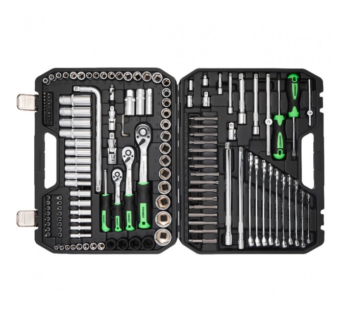 Професійний набір інструментів в кейсі Winso Pro 1/2", 1/4", 3/8" 72T, CR-V, 147од., ціна: 6 821 грн.