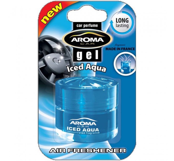Ароматизатор Aroma Car Gel Iced Aqua гелевий 50г, ціна: 343 грн.