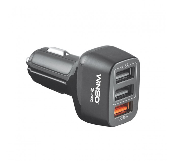 Автомобильное зарядное устройство Winso Pro 42W 3xUSB-A, цена: 307 грн.