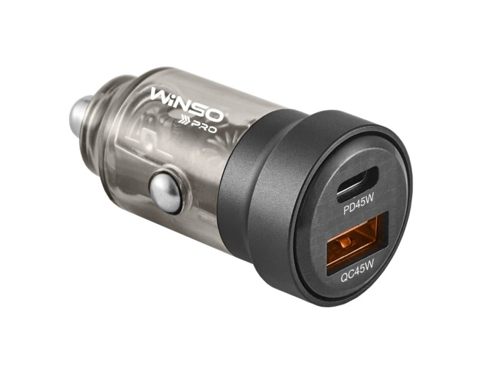 Автомобильное зарядное устройство Winso Pro 45W 1xUSB-C+1xUSB-A, цена: 284 грн.
