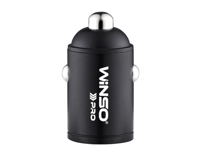 Автомобільний зарядний пристрій Winso Pro 38W USB-C+USB-A mini Metal, ціна: 412 грн.