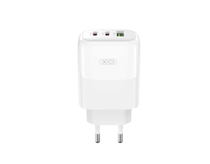 Сетевое зарядное устройство XO L139 1USB-A 45W+2USB-C 65W белый, цена: 769 грн.